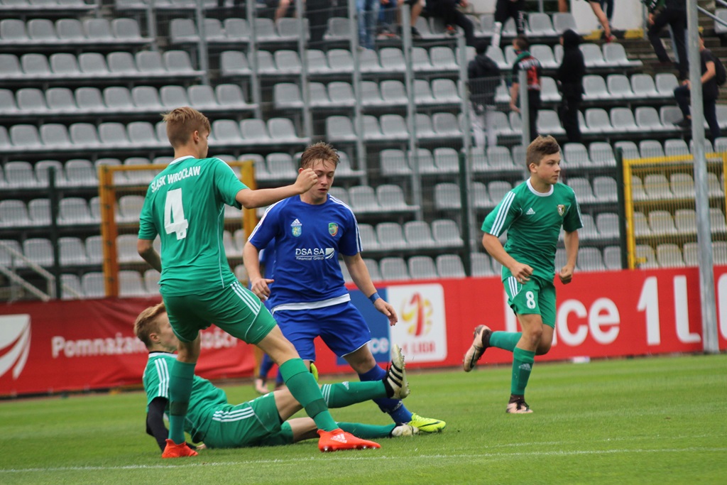 Juniorzy Miedzi Legnica pewnie wygrali ze Śląskiem Wrocław