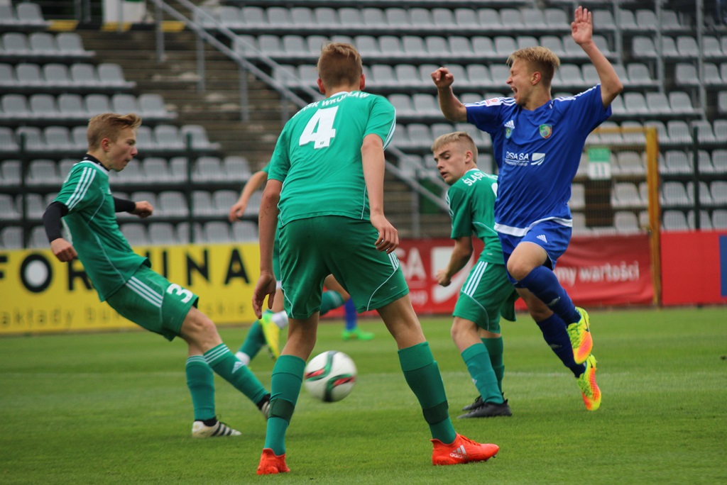 Juniorzy Miedzi Legnica pewnie wygrali ze Śląskiem Wrocław