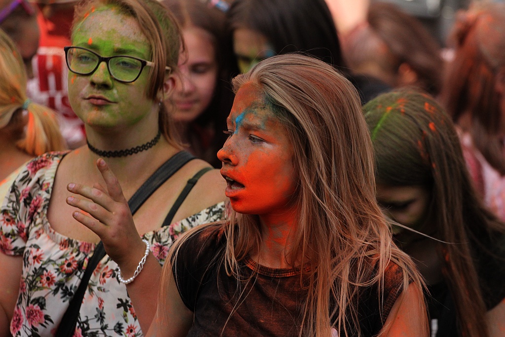 Holi Festiwal - Święto Kolorów podczas Święta Legnicy