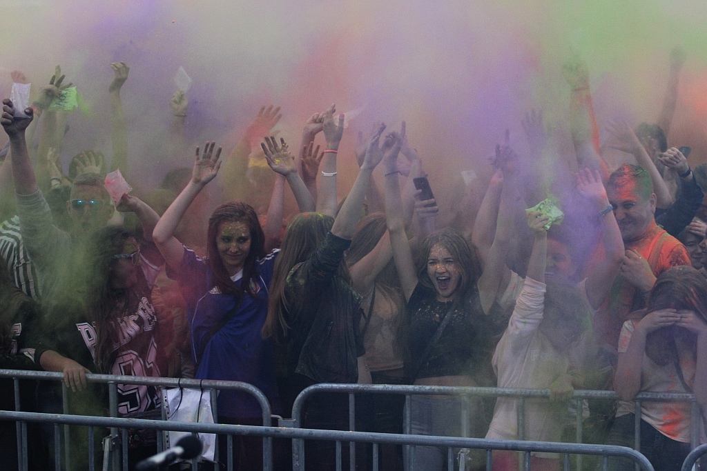 Holi Festiwal - Święto Kolorów podczas Święta Legnicy