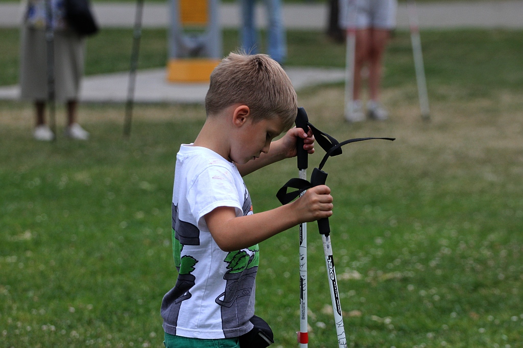 Chodzili z OSiRem.  Chodzę bo lubię Nordic Walking
