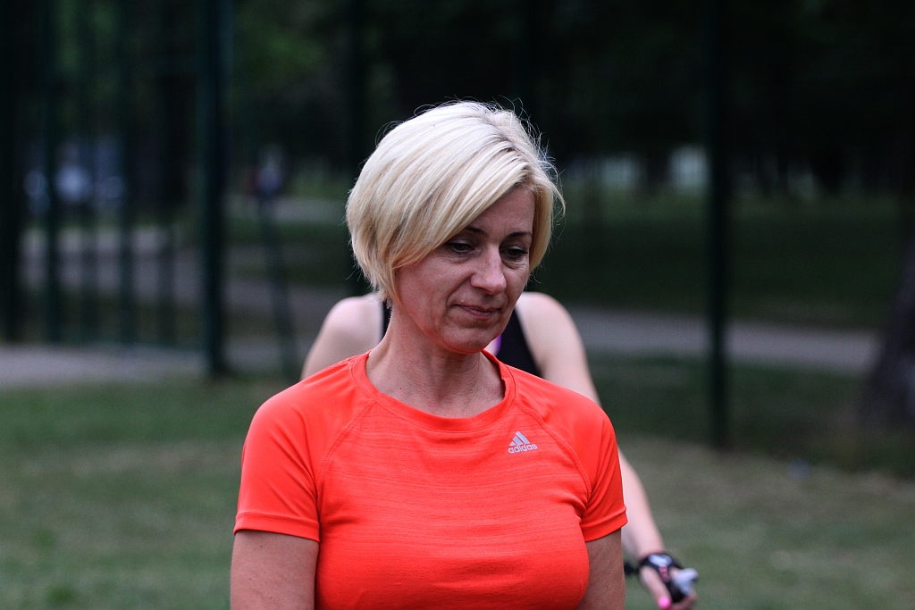 Chodzili z OSiRem.  Chodzę bo lubię Nordic Walking