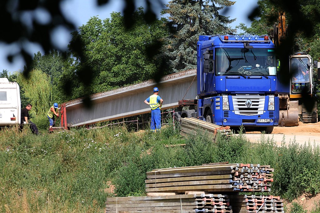 Relacja z budowy ZDP. Zobaczcie, jak powstaje most na Kaczawie