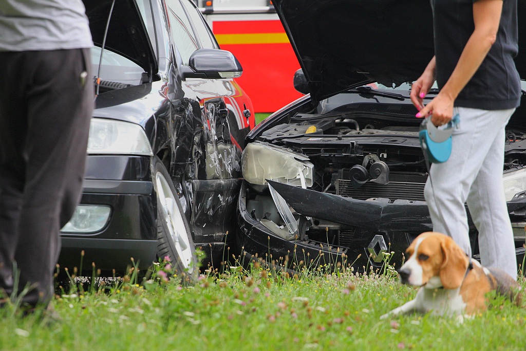 Wypadek na Grabskiego. Trzy osoby odwiezione do szpitala
