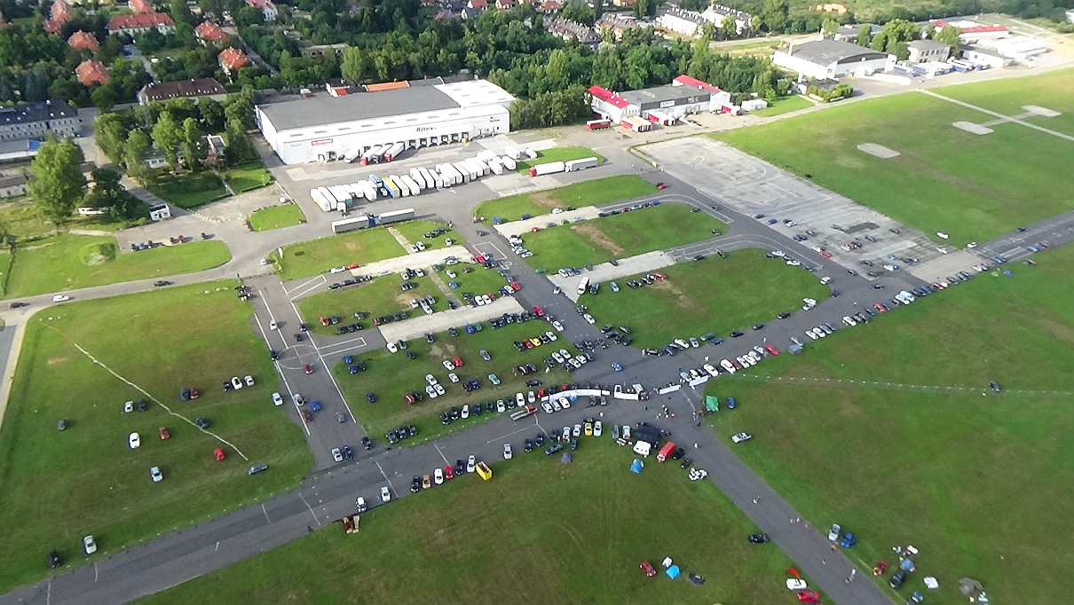 Zdjęcia AnTonio z lotu ptaka z drugiego zlotu JapFest