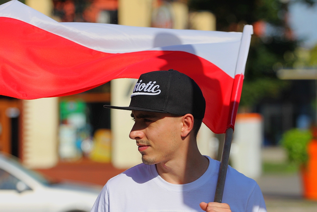 Legnicka Grupa Patriotyczna zatrzymała ruch na placu Wilsona