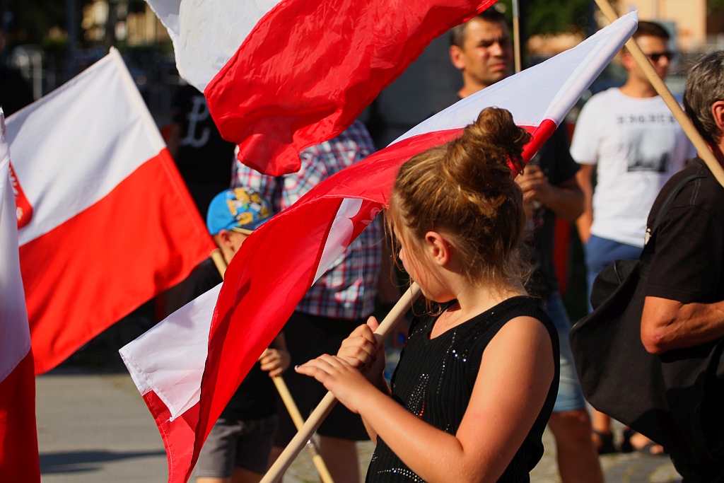 Legnicka Grupa Patriotyczna zatrzymała ruch na placu Wilsona