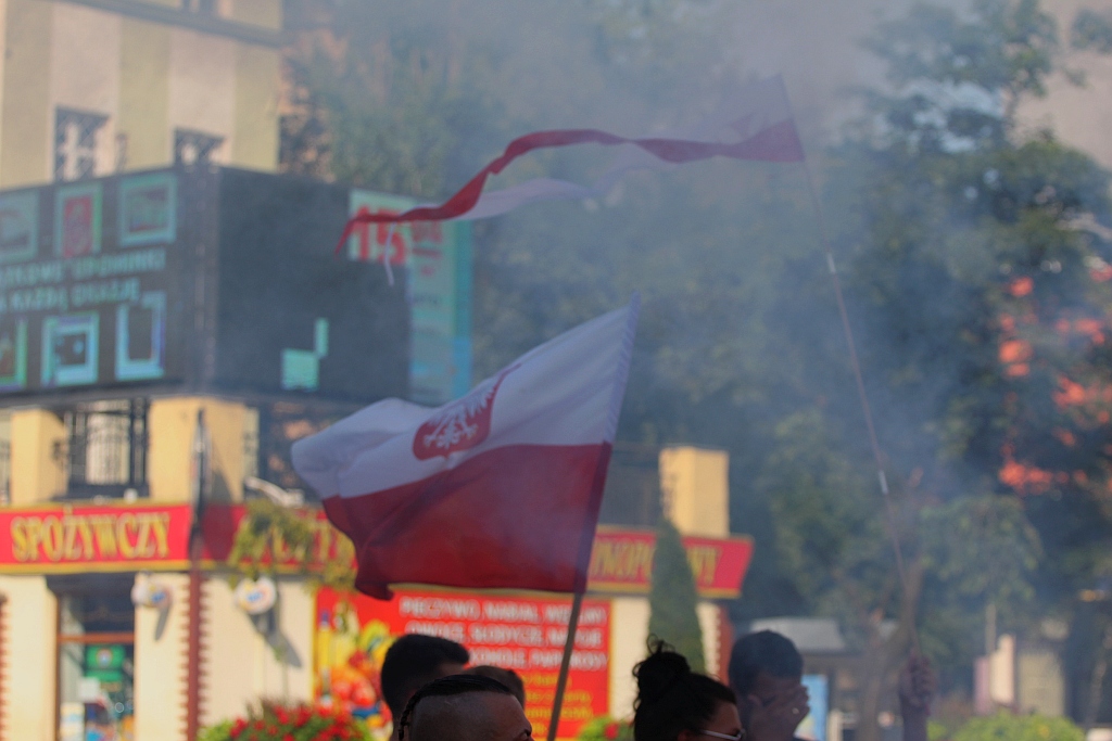 Legnicka Grupa Patriotyczna zatrzymała ruch na placu Wilsona