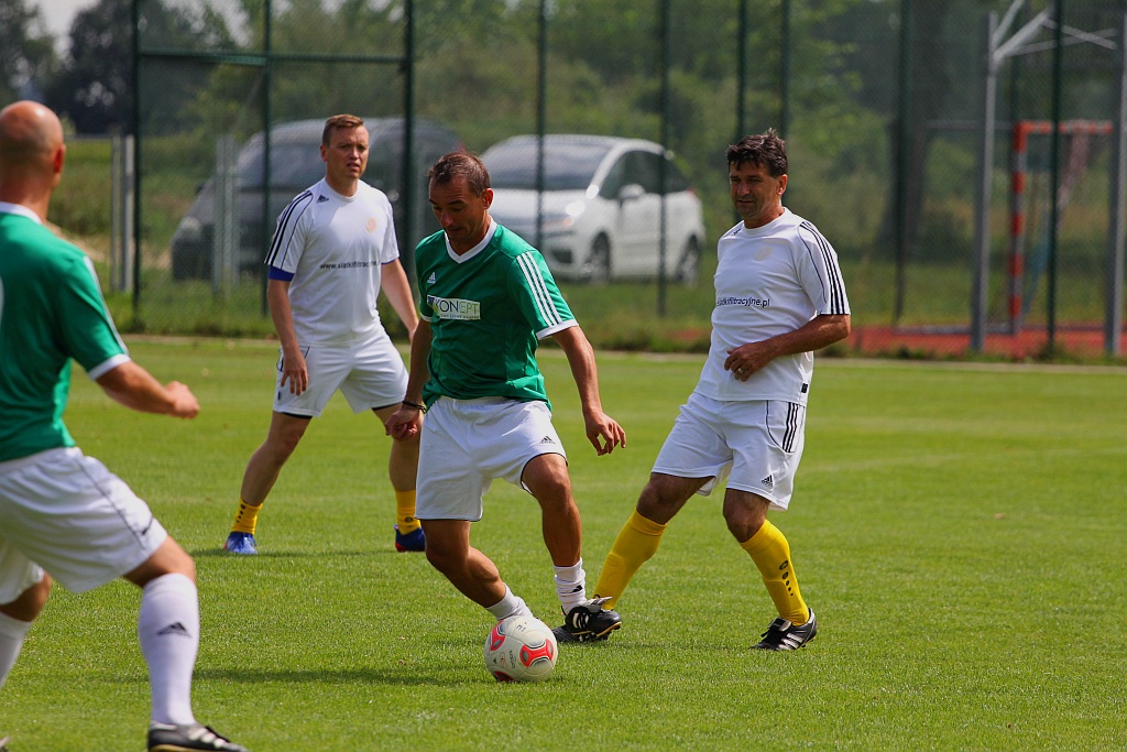 Maciej Murawski wystąpił w turnieju oldbojów w Bieniowicach