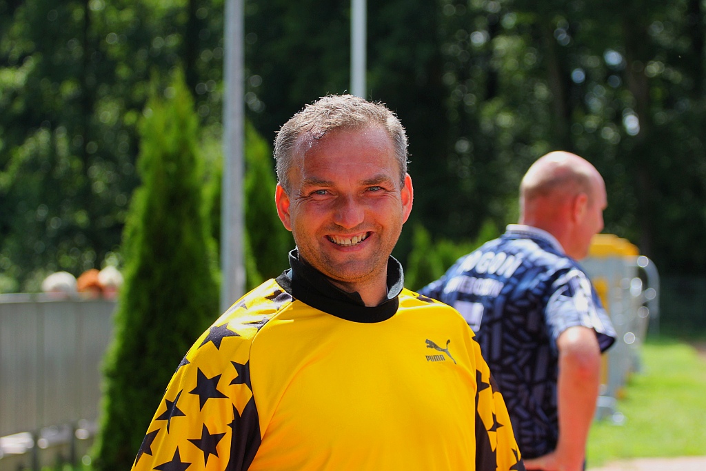 Maciej Murawski wystąpił w turnieju oldbojów w Bieniowicach