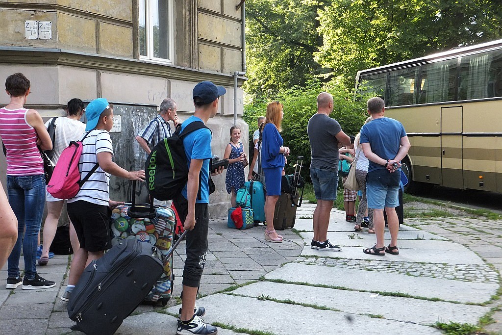 Uczestnicy kolonii TPD w zwiedzili Żelazny Tygiel Waloński