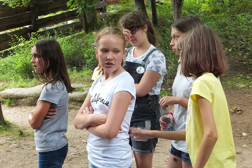 Uczestnicy kolonii TPD w zwiedzili Żelazny Tygiel Waloński