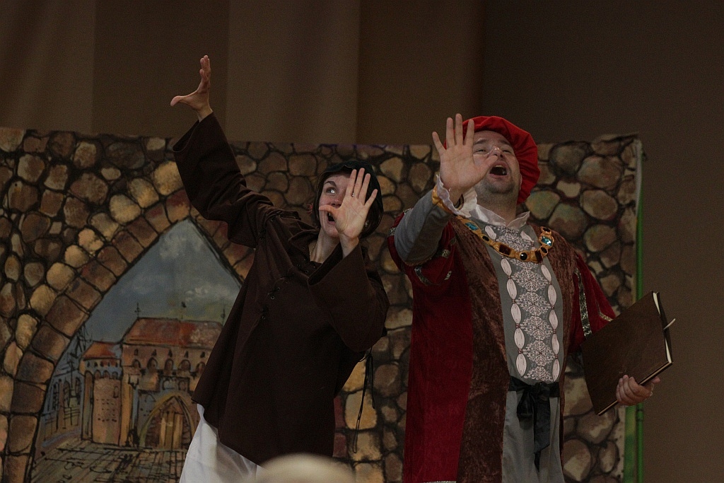 Teatr Blaszany Bębenek wystąpił dla dzieci z gminy Kunice