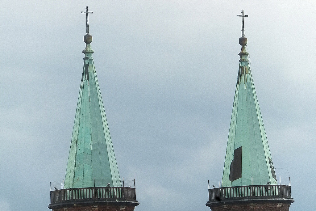 Odkrywali tajemnice kryjące się w wieży Świętego Piotra