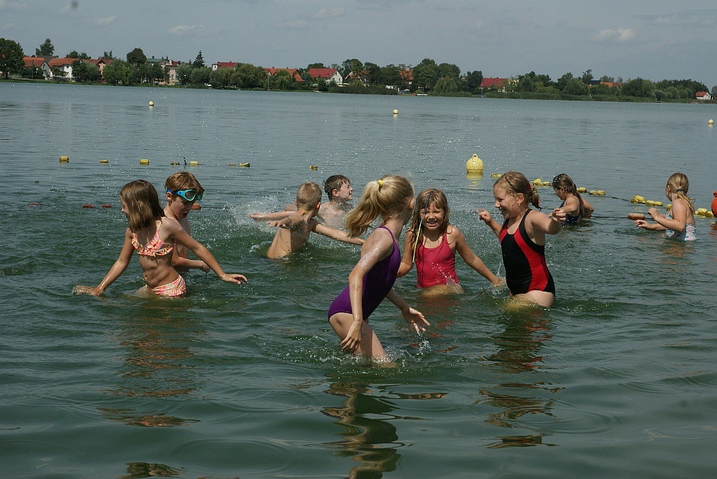 Dzieci z gminy Kunice aktywnie bawiły się w czasie wakacji