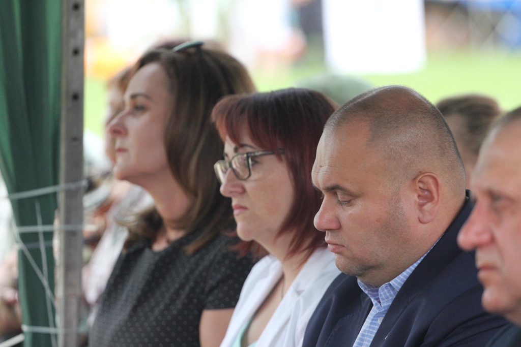 Mieszkańcy gminy Ruja świętują w Tyńcu dożynki gminne