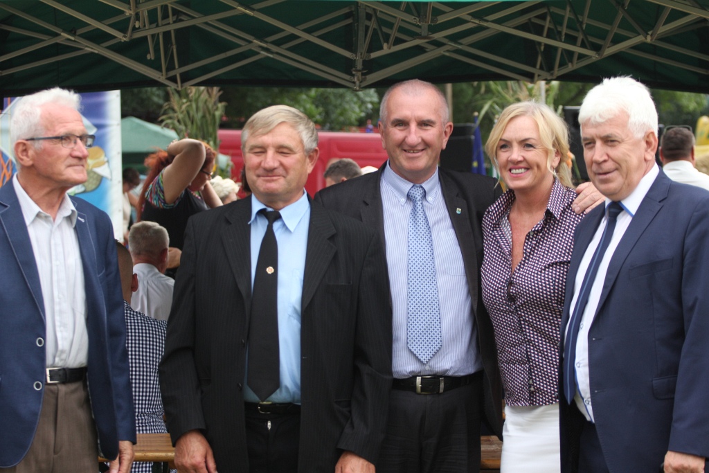 Mieszkańcy gminy Ruja świętują w Tyńcu dożynki gminne