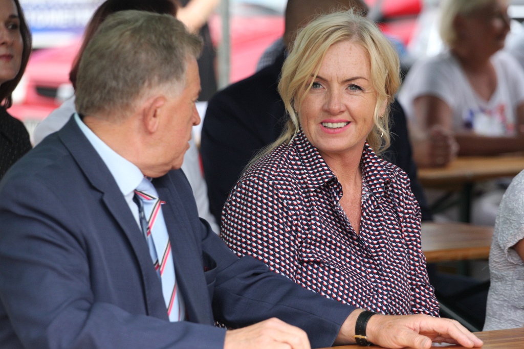 Mieszkańcy gminy Ruja świętują w Tyńcu dożynki gminne