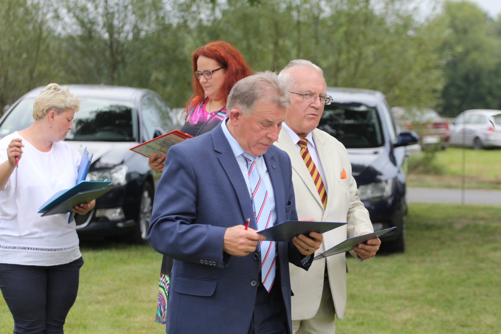 Mieszkańcy gminy Ruja świętują w Tyńcu dożynki gminne
