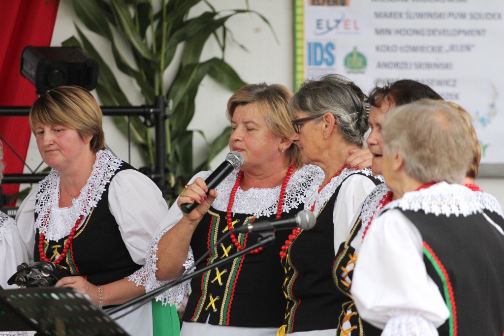 Mieszkańcy gminy Ruja świętują w Tyńcu dożynki gminne