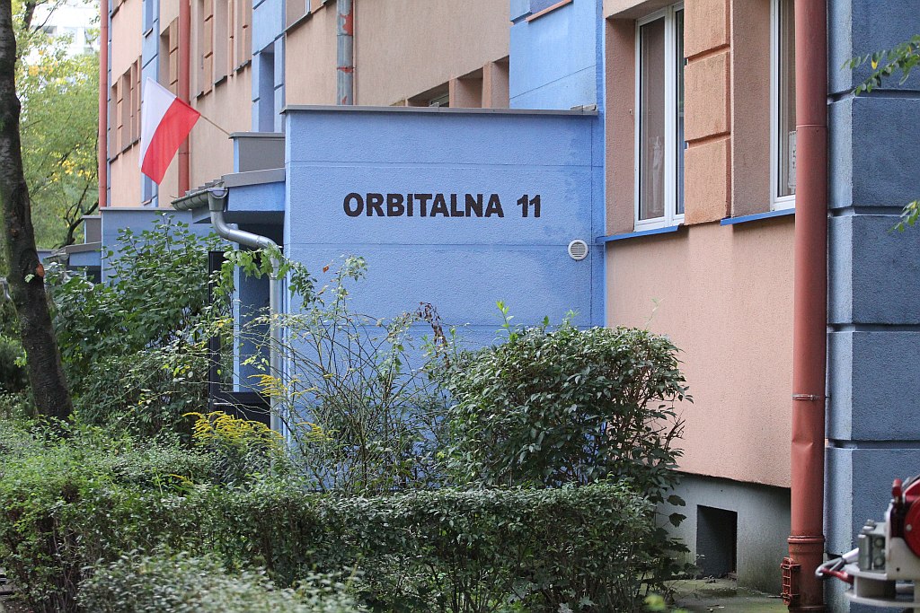 Pożar mieszkania przy ulicy Orbitalnej na osiedlu Kopernika