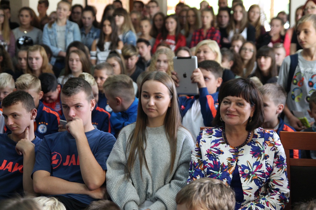 Dudek gościem uczniów Szkoły Podstawowej nr 2 w Prochowicach