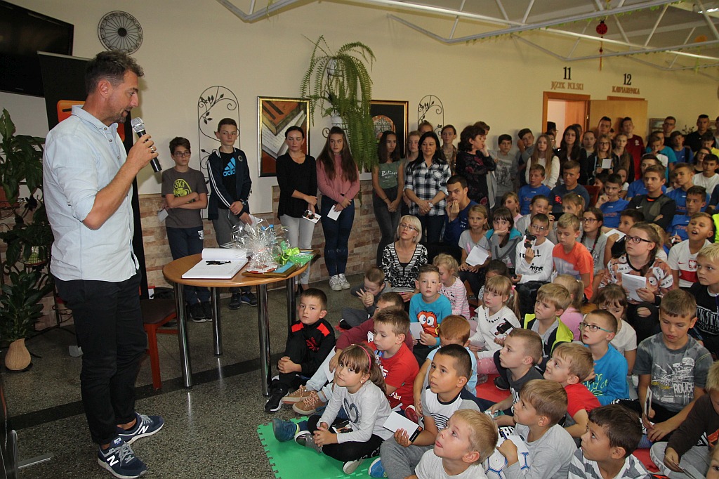 Dudek gościem uczniów Szkoły Podstawowej nr 2 w Prochowicach