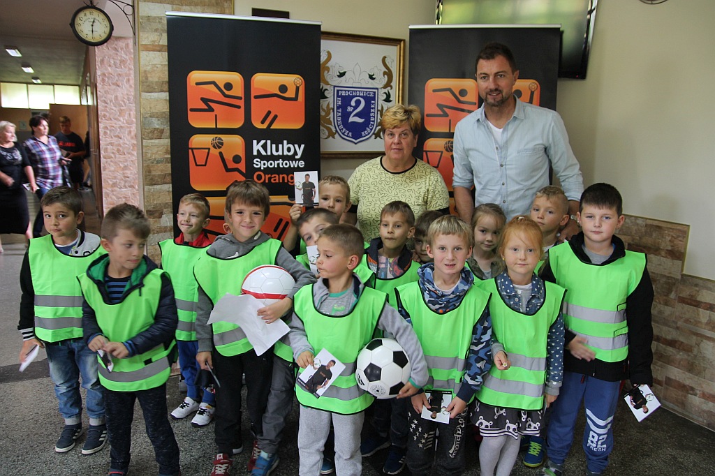 Dudek gościem uczniów Szkoły Podstawowej nr 2 w Prochowicach