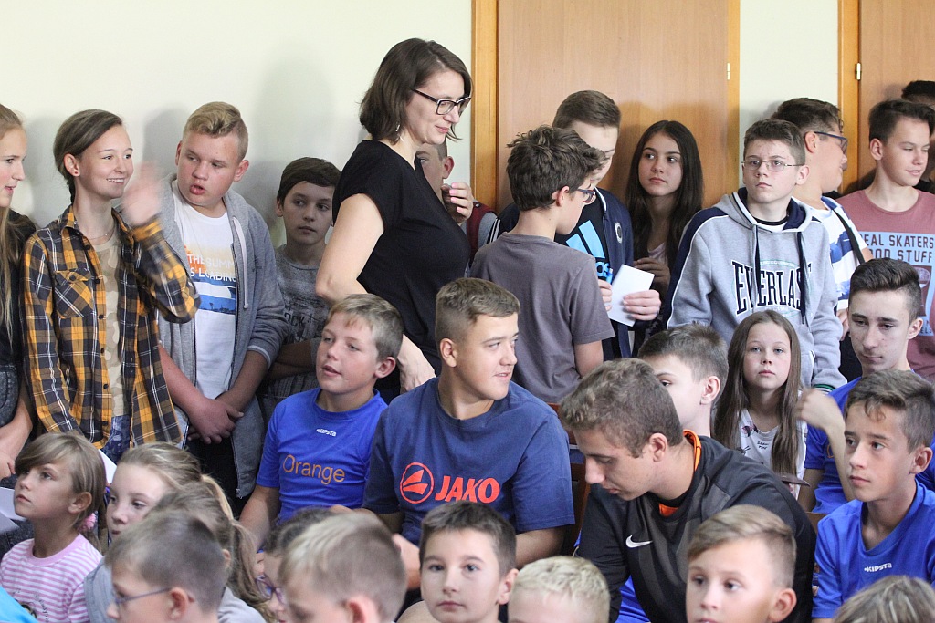 Dudek gościem uczniów Szkoły Podstawowej nr 2 w Prochowicach