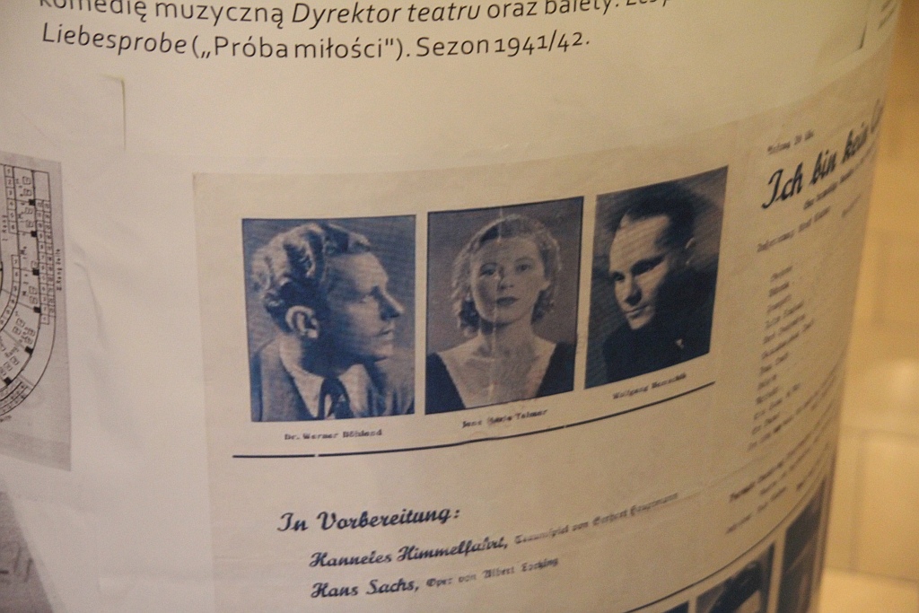 Wystawa prezentująca niemiecki okres dziejów teatru