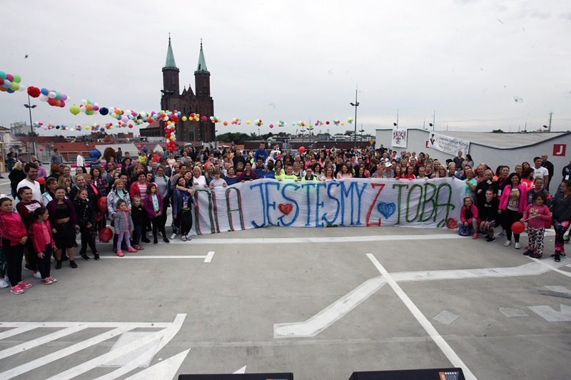 Na dachu Galerii Piastów odbył się charytatywny maraton tańca