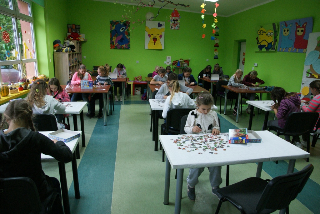 W Kunicach odbyły się mistrzostwa gminy w układaniu puzzli
