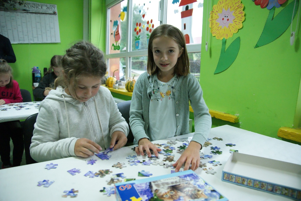 W Kunicach odbyły się mistrzostwa gminy w układaniu puzzli