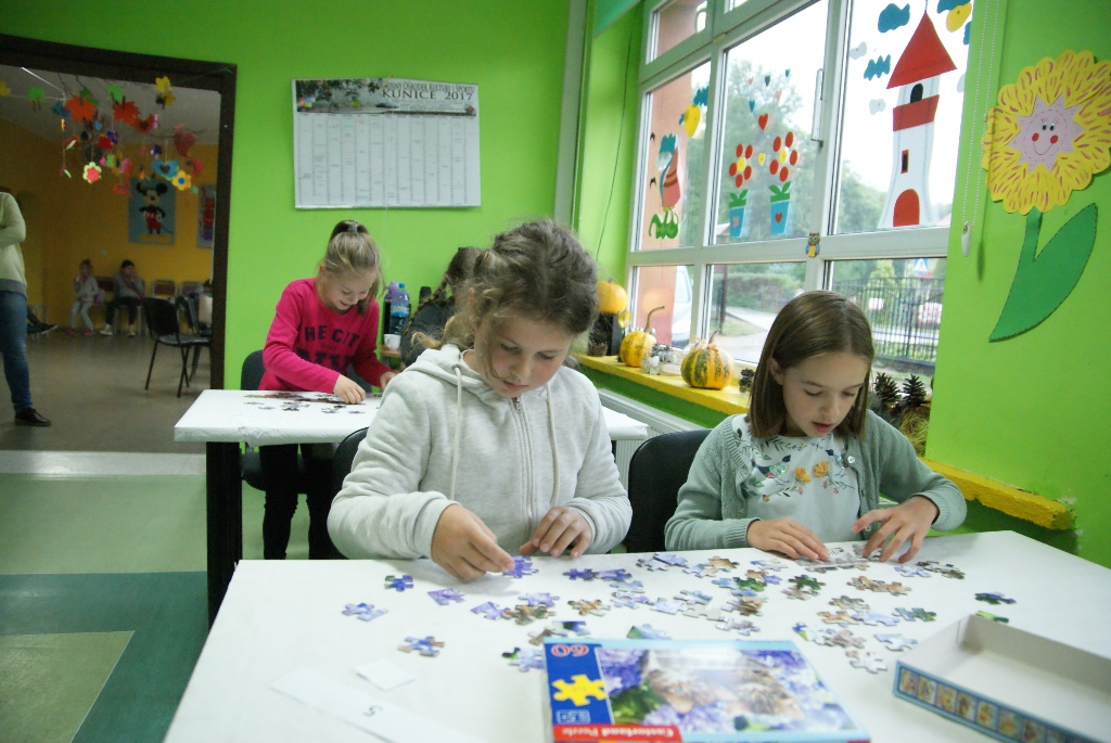 W Kunicach odbyły się mistrzostwa gminy w układaniu puzzli