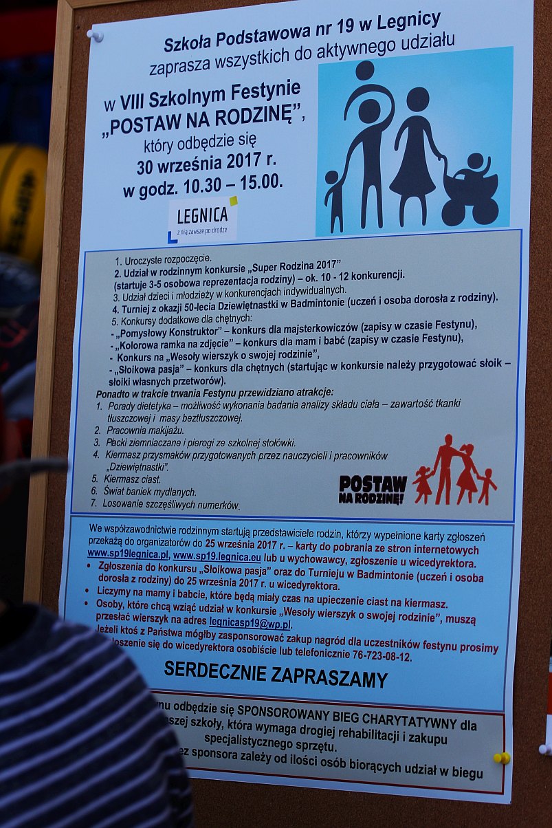 Rodzinny festyn i bieg charytatywny odbyły się w SP nr 19