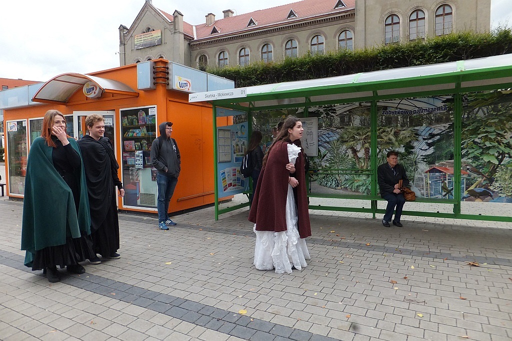 Klub Gońca Teatralnego zaprezentował kolejny happening