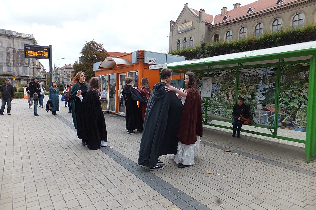 Klub Gońca Teatralnego zaprezentował kolejny happening