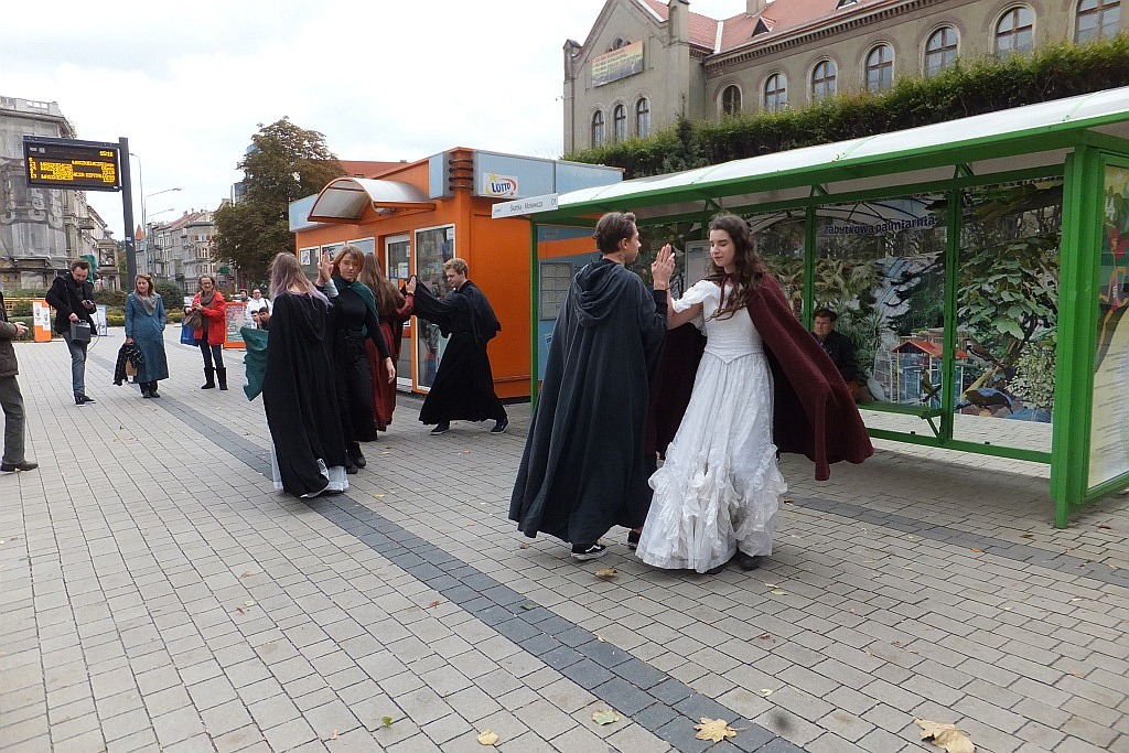 Klub Gońca Teatralnego zaprezentował kolejny happening