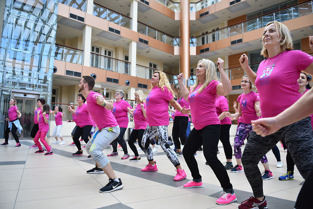 Charytatywny maraton zumby z EuropaDonna w Letia Business Center
