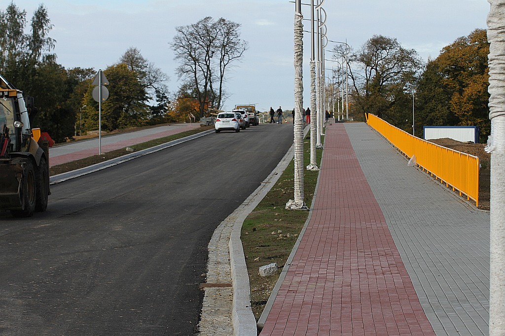 Próby obciążeniowe nowego mostu na Kaczawie