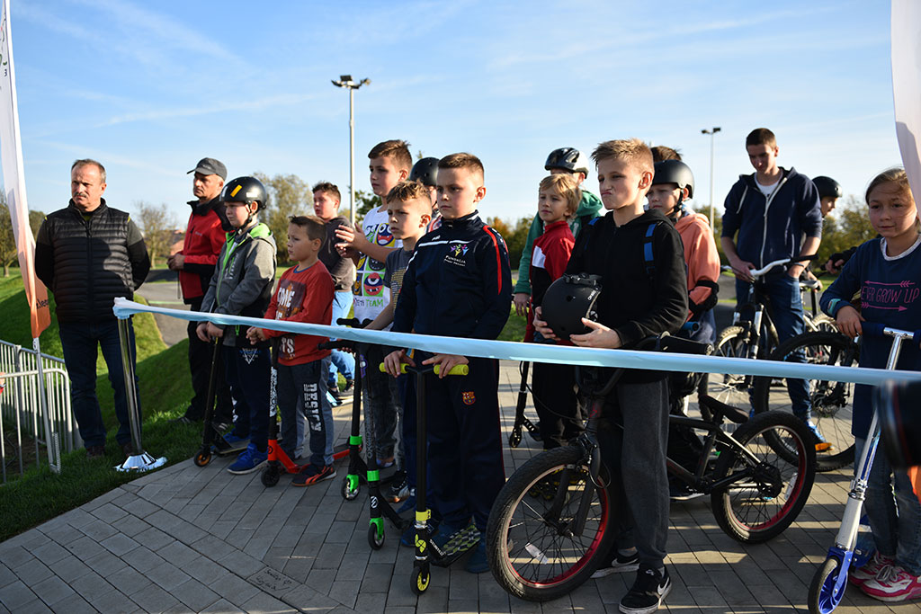 Pumptrack w Parku Bielańskim został oficjalnie otwarty