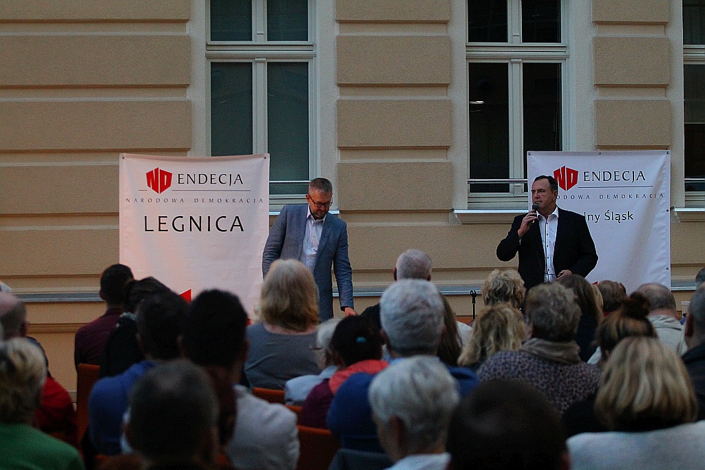 Znany prawicowy publicysta Rafał Ziemkiewicz odwiedził Legnicę