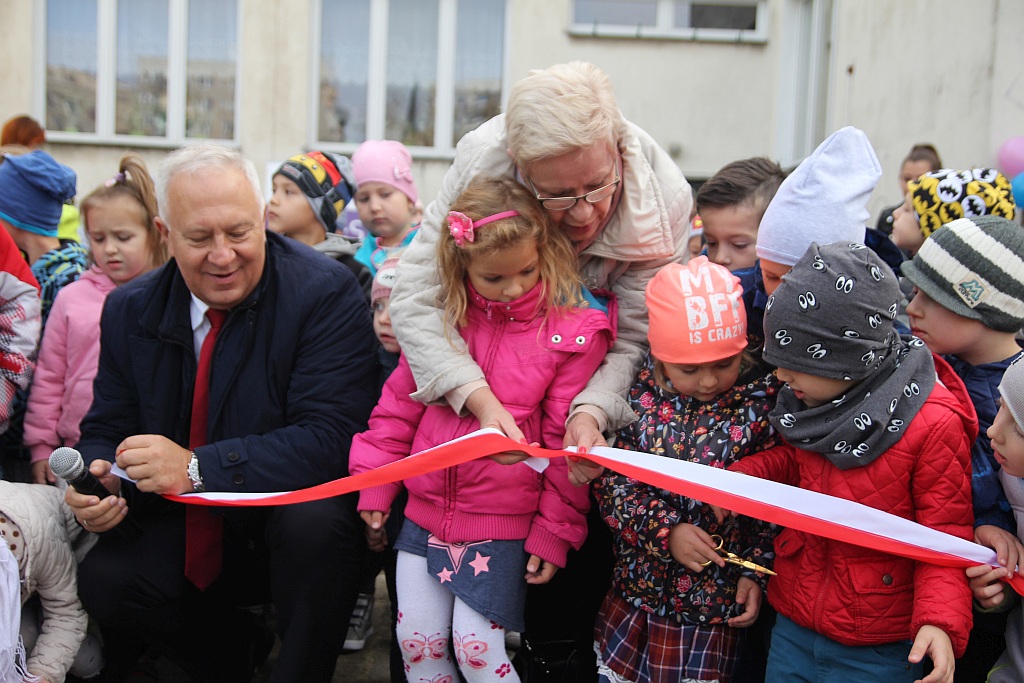 Otwarcie placu zabaw przy Miejskim Przedszkolu nr 18