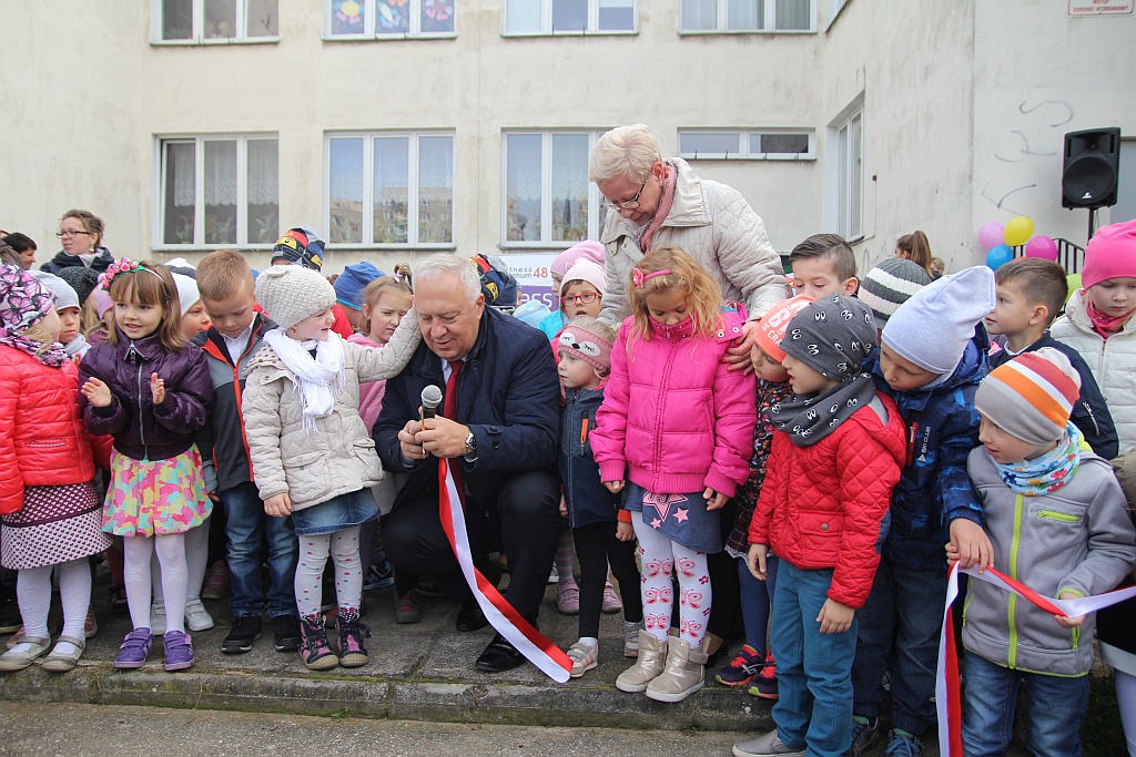Otwarcie placu zabaw przy Miejskim Przedszkolu nr 18