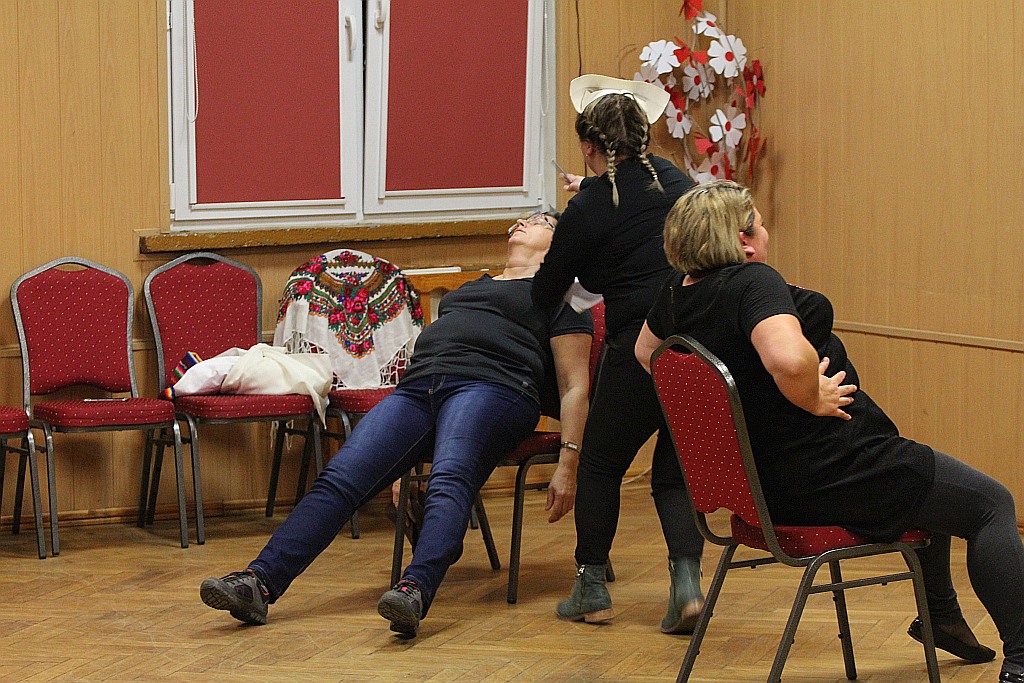 Spektakl przygotowany w ramach projektu „Teatr w drodze”