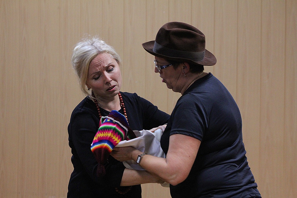 Spektakl przygotowany w ramach projektu „Teatr w drodze”