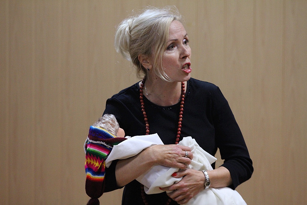 Spektakl przygotowany w ramach projektu „Teatr w drodze”