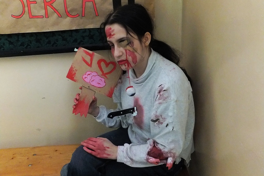 W V Liceum Ogólnokształcącym odbyło się święto Halloween