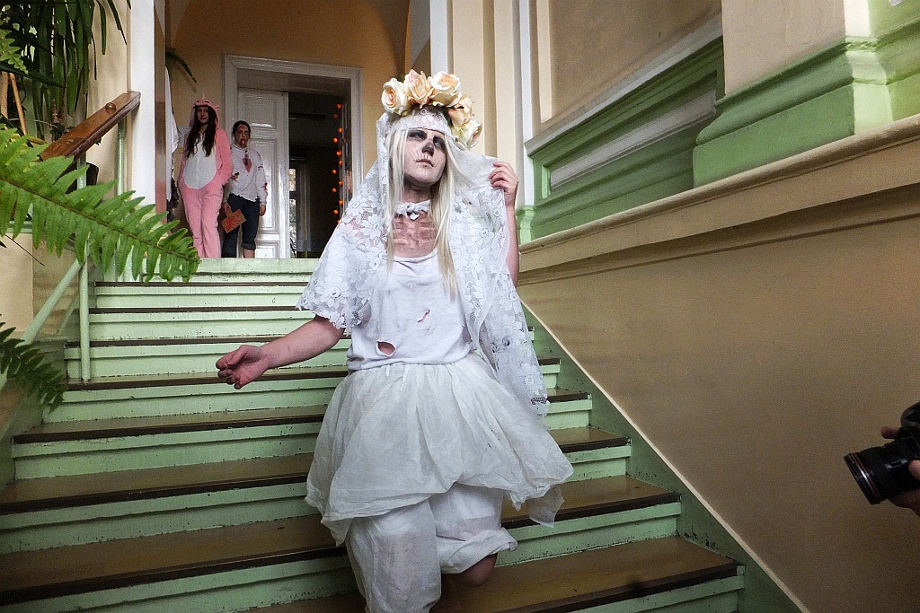 W V Liceum Ogólnokształcącym odbyło się święto Halloween