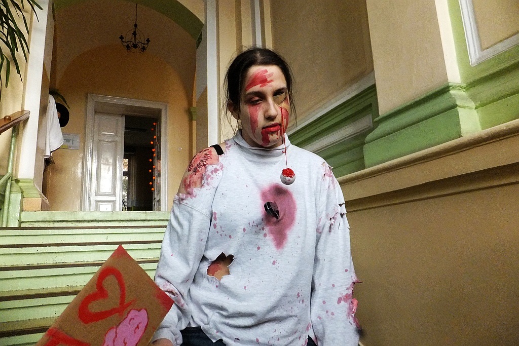 W V Liceum Ogólnokształcącym odbyło się święto Halloween